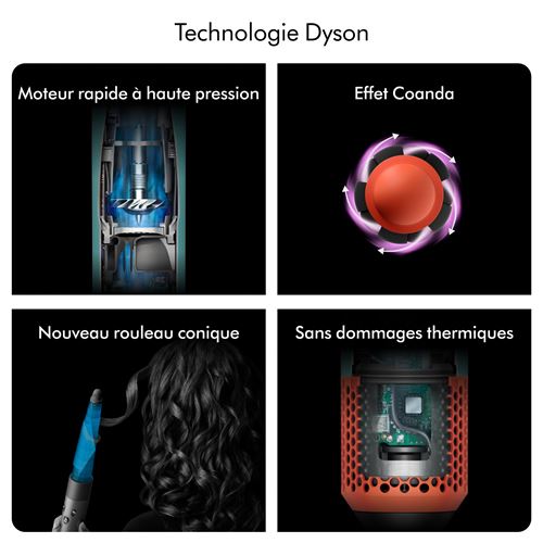 Fer à boucler Dyson Airwrap i.d.™ cheveux raides à ondulés TOPAZE