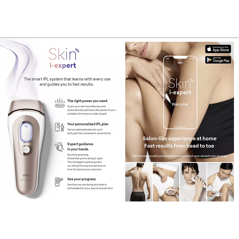 Epilateur lumière pulsée Braun IPL PL7147