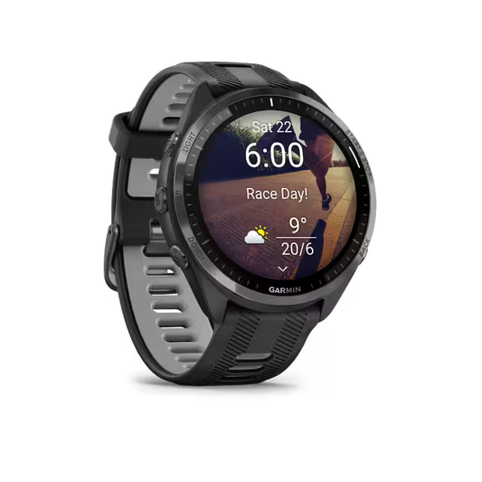 MONTRE CONNECTÉE MULTISPORT GPS CARDIO - GARMIN FORERUNNER 965 BLACK GREY