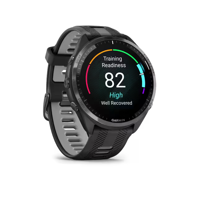 MONTRE CONNECTÉE MULTISPORT GPS CARDIO - GARMIN FORERUNNER 965 BLACK GREY
