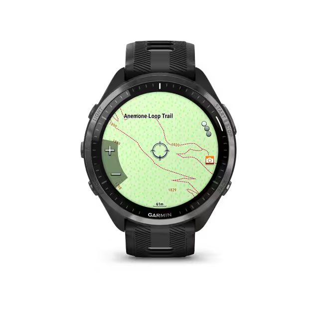 MONTRE CONNECTÉE MULTISPORT GPS CARDIO - GARMIN FORERUNNER 965 BLACK GREY