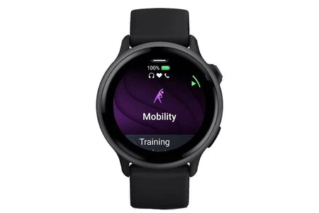 GARMIN VÍVOACTIVE 6, LUNETTE GRAY AVEC BOÎTIER NOIR