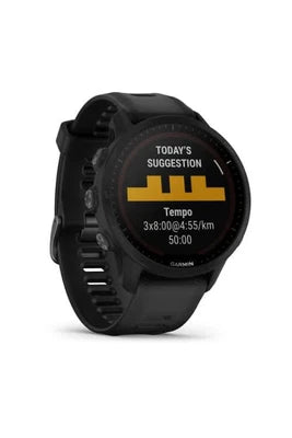 GARMIN MONTRE CONNECTÉE FORERUNNER 955 SOLAR 010-02638-20 1.3" SANS FIL RÉSISTANCE À L'EAU MONITEUR DE FRÉQUENCE CARDIAQUE NOIR